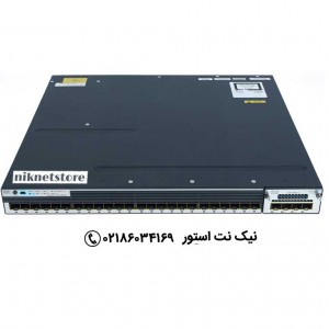 سوئیچ شبکه 24 پورت سیسکو مدل WS-C3750X-24S-S