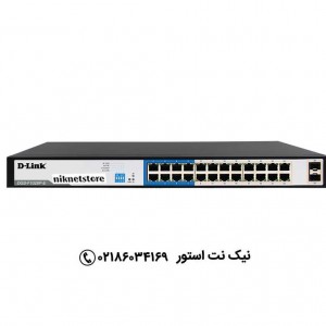 سوئیچ 24 پورت دی لینک مدل DGS-F1026P-E