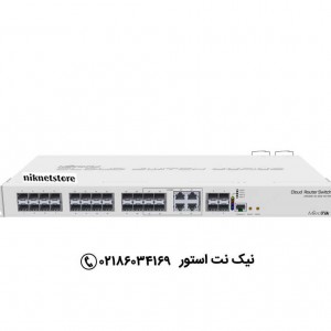 سوئیچ روتر میکروتیک مدل CRS328-4C-20S-4S+RM