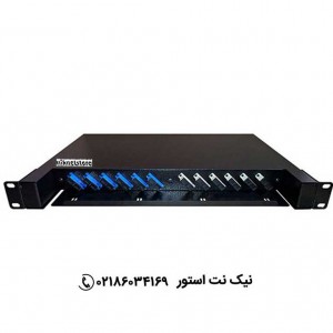 پچ پنل فیبر نوری SC Duplex 12Port Unloaded