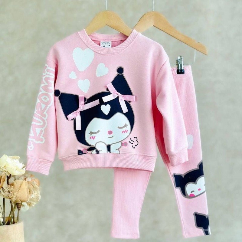 ست کرومی صورتی زارا