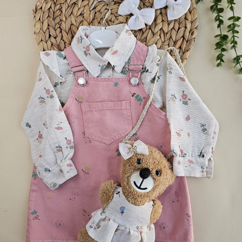 ست دو تیکه عروسکی : شومیز و بیلر