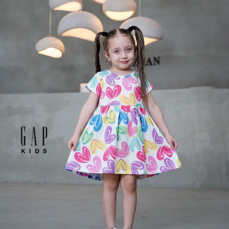 پیراهن دخترانه طرح قلب