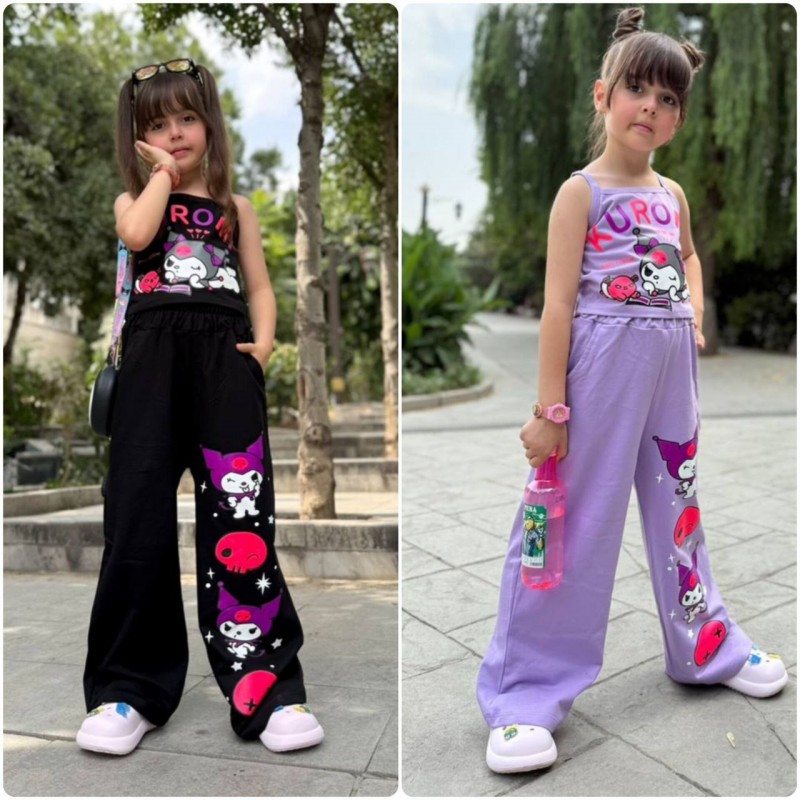 ست تاپ و شلوار کرومی ( شلوار بگ )