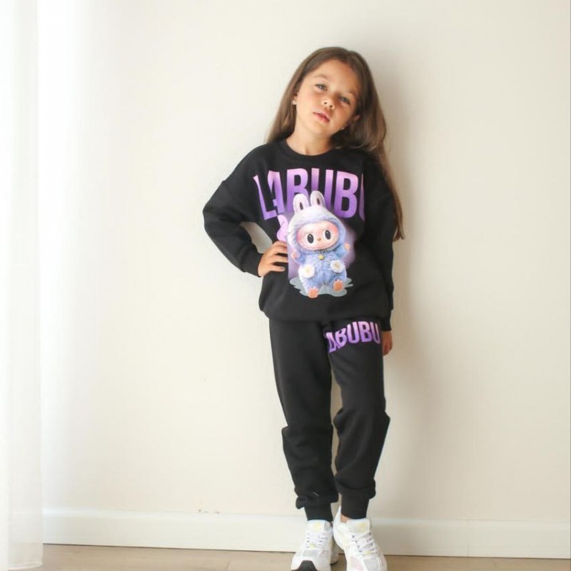 ست بلوز شلوار لبوبو رنگ تیره