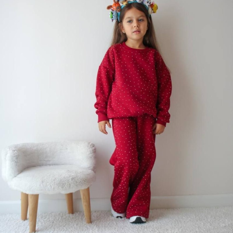 ست یلدایی دو تیکه کرکی نگین دار