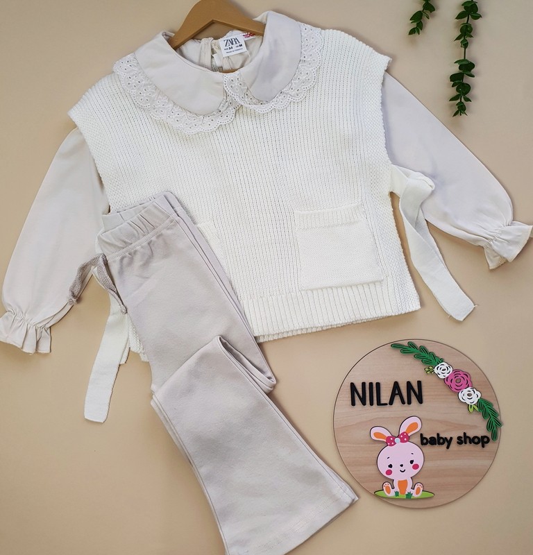 سه تیکه کاموایی زارا zara