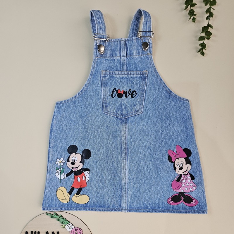 بیلر دامنی میکی و مینی موس زارا ترک - طرح گل