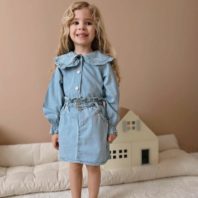 ست بلوز دامن جین