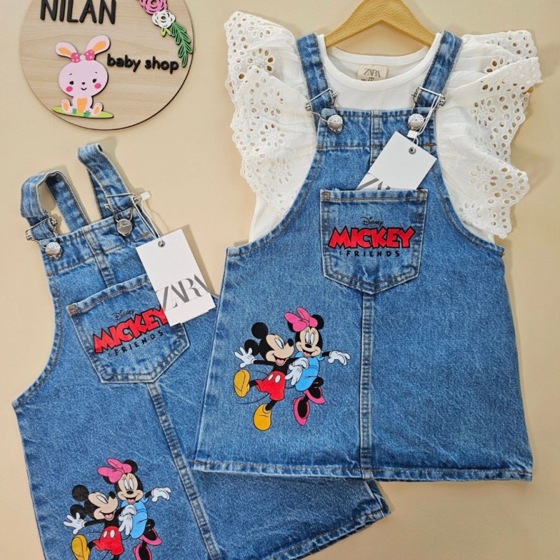 بیلر دامنی زارا طرح مینی موس (۲تا۸ سال)