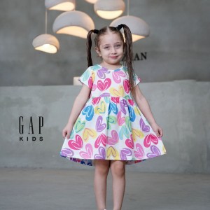 پیراهن دخترانه طرح قلب