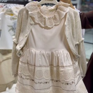 پیراهن به همراه کت بافت مجلسی