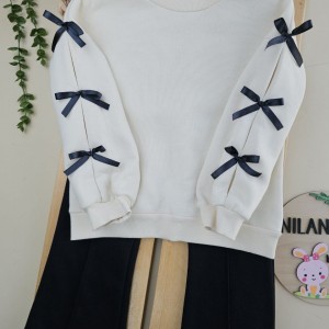 ست آستین پاپیونی ترک  ( داخل کرک دار )