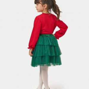 بلوز و دامن میکی کریسمسی