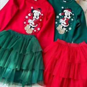 بلوز و دامن میکی کریسمسی