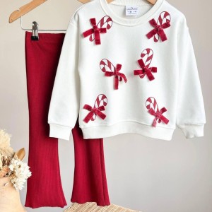 ست بلوز شلوار دمپا کریسمسی