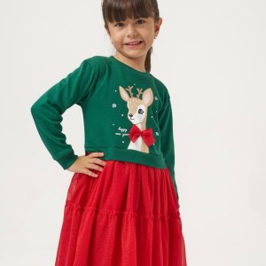 پیراهن کریسمسی طرح گوزن