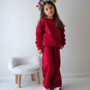 ست یلدایی دو تیکه کرکی نگین دار