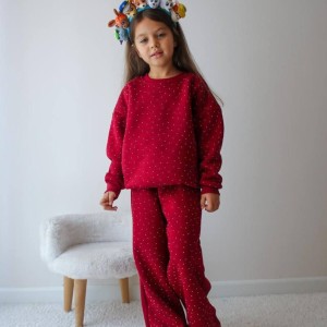 ست یلدایی دو تیکه کرکی نگین دار