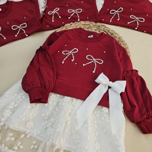 پیراهن یلدایی پاپیونی