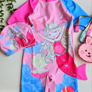 مایو پری دریایی کلاه دار