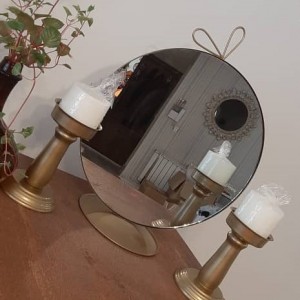 آینه و شمعدان طرح گیسو