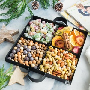 سینی هلیا  ۴ قسمتی مربع