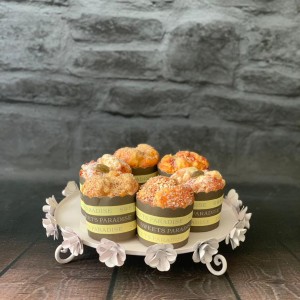 سینی دورگلدار پایه وبرگولی