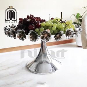 ظرف میوه دور گلدار