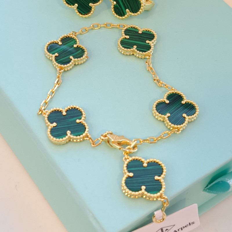 دستبند ونکلیف سبز ( مستر)