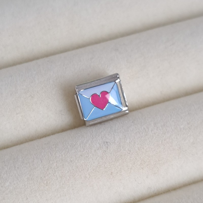 چارم نومینیشن پاکت نامه قلب پایه نقره‌ای