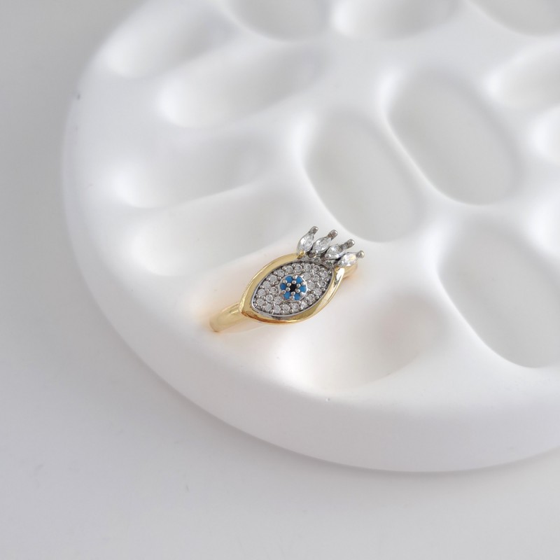 انگشتر چشم  مژه دار