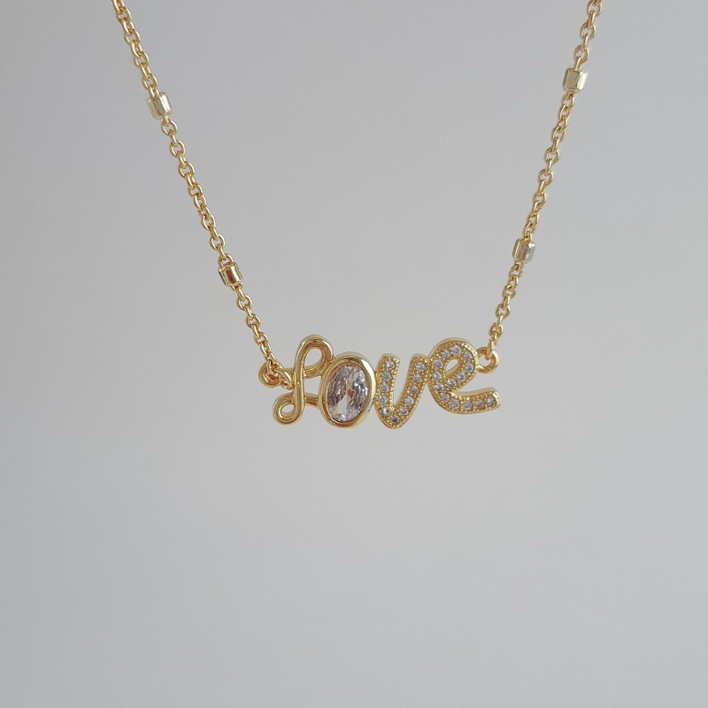 گردنبند نوشته لاو love