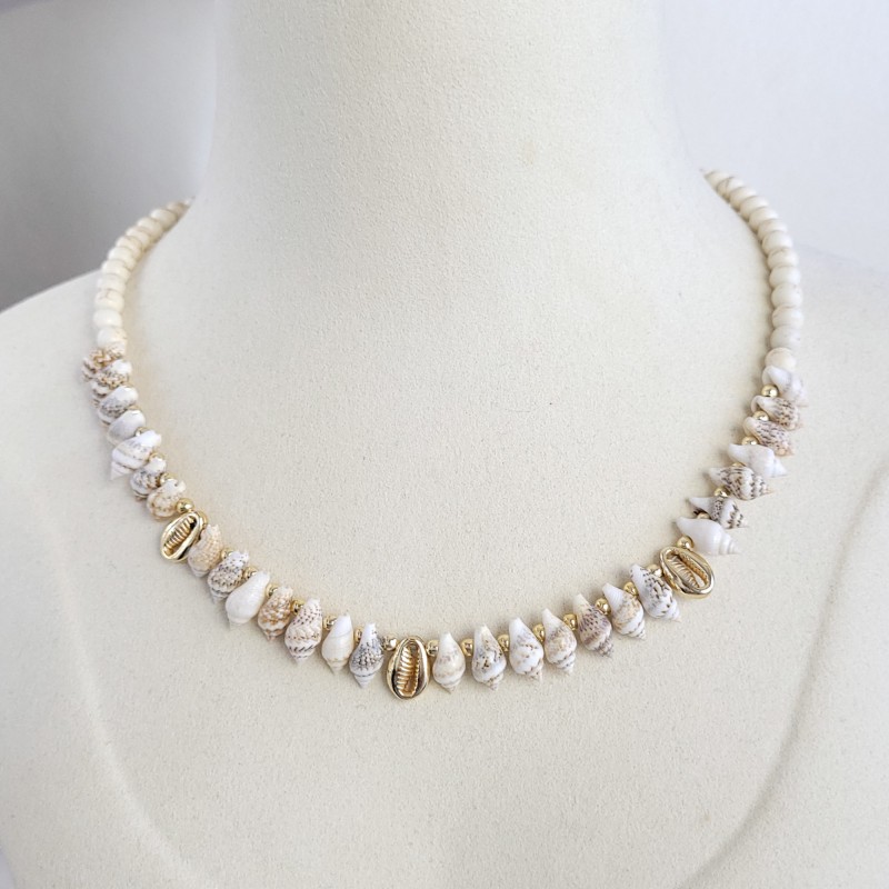 گردنبند صدف طبیعی