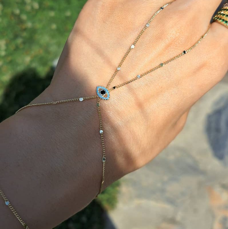 دستبند تمیمه چشم نظر*