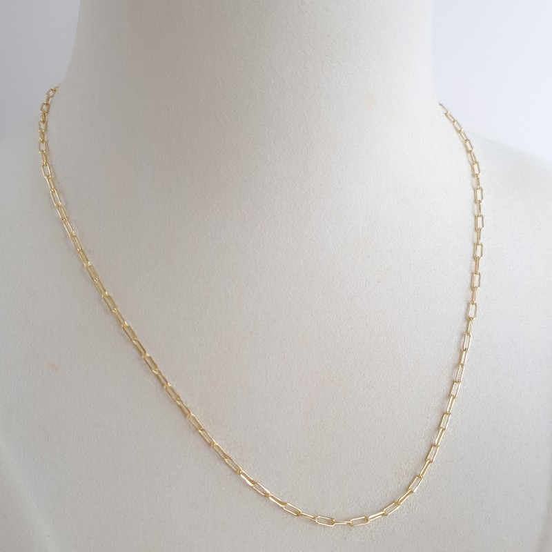 گردنبند زنجیر کارتیه ظریف ساده*