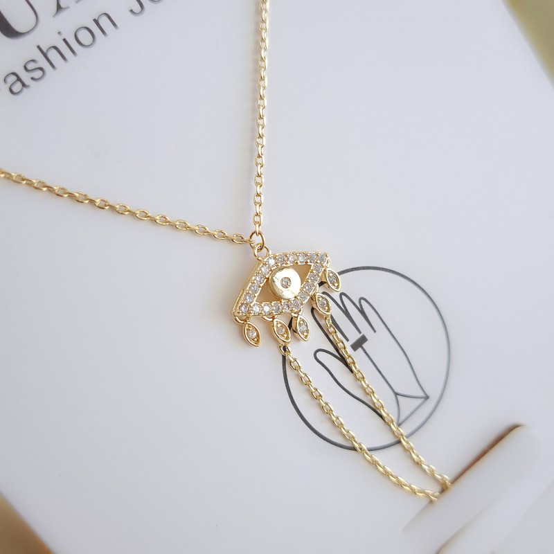 دستبند تمیمه چشم آویزدار *