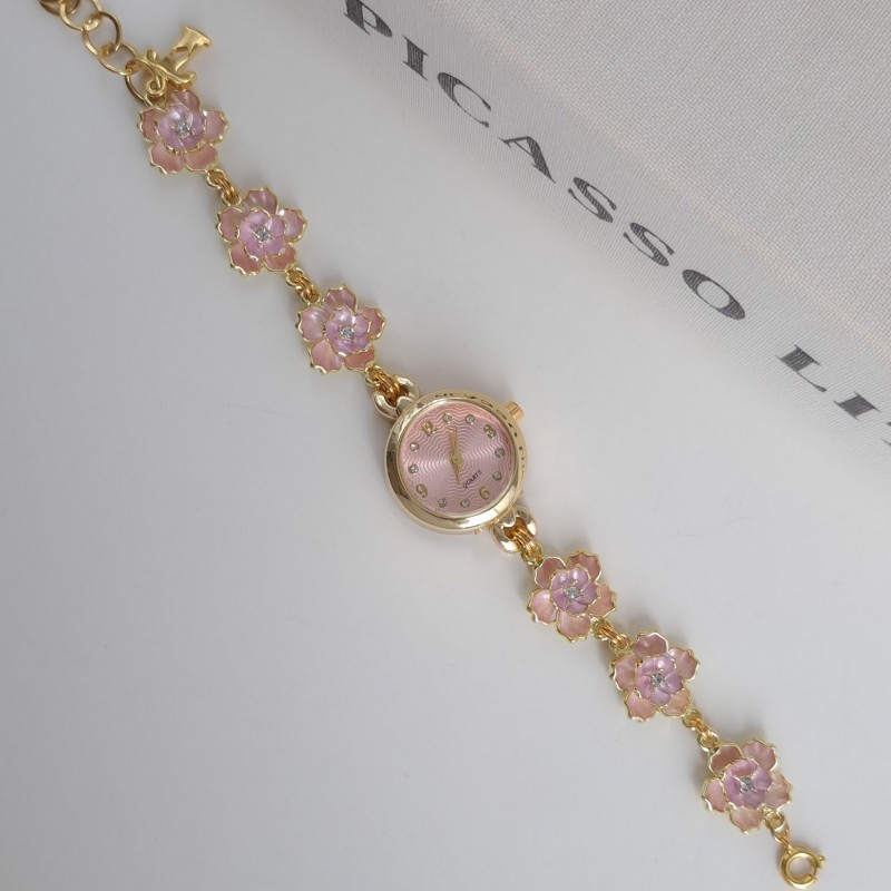 ساعت فلاور صورتی*