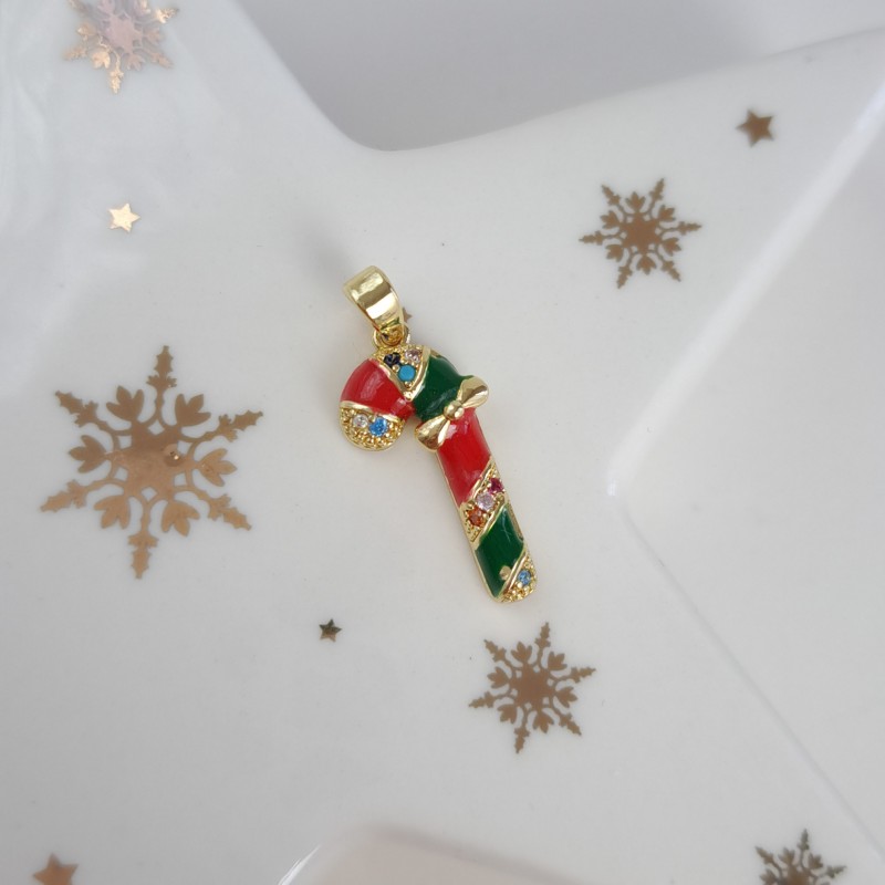 آویز بدون زنجیر عصای آبنباتی