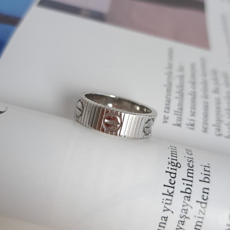 انگشتر لاو کارتیه جدید نقره ای*