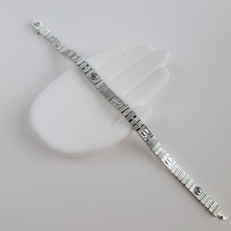 دستبند لاو کارتیه نقره ای   *