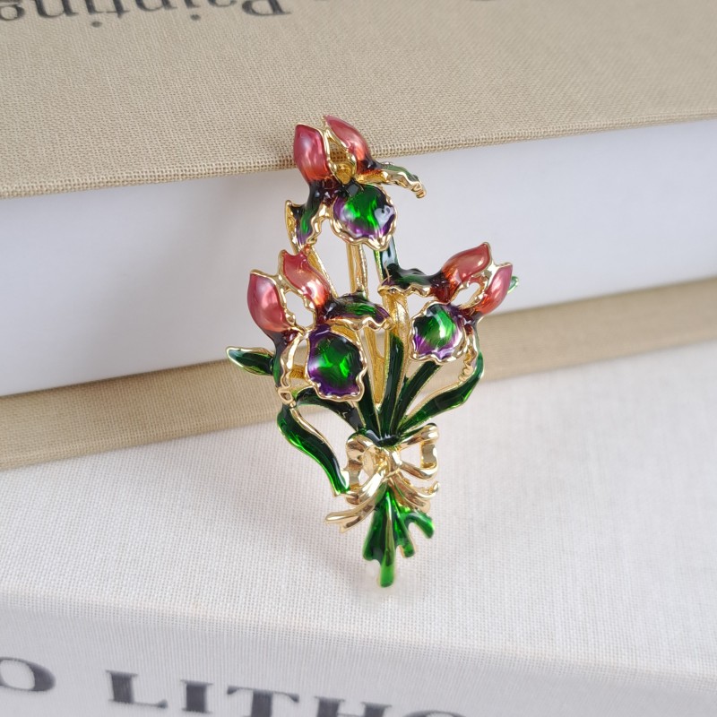 سنجاق لباس دسته گل*