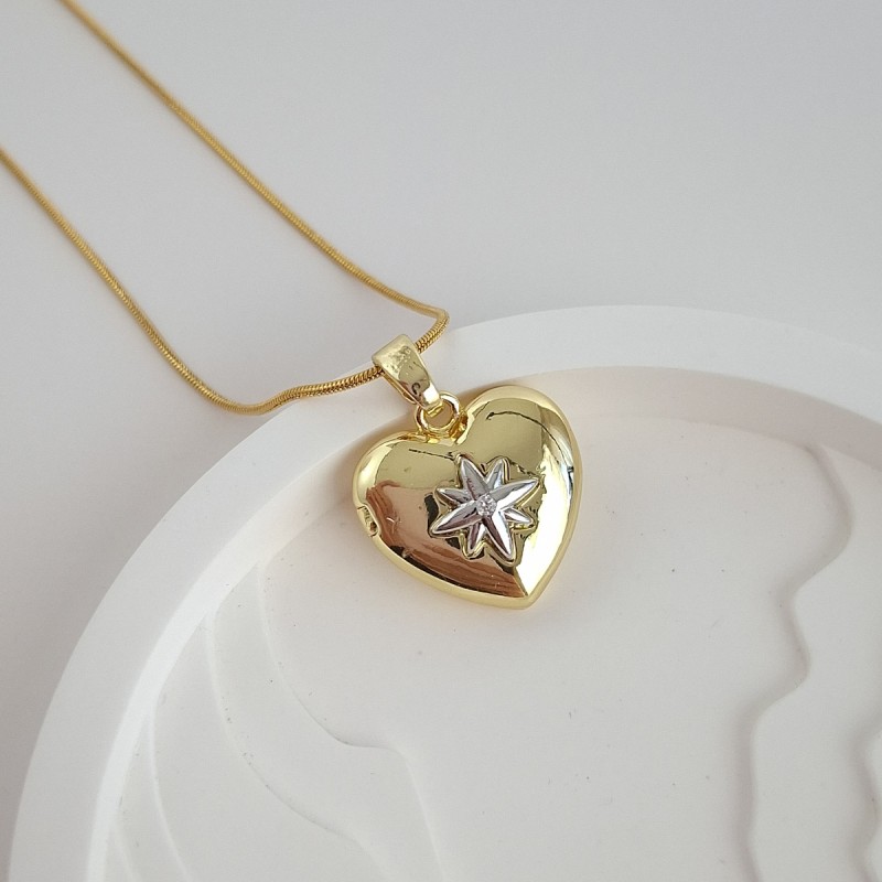 گردنبند لاکت قلب ستاره*