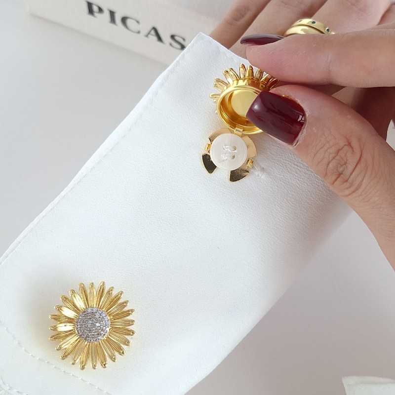 کاور دکمه گل آفتاب گردان*