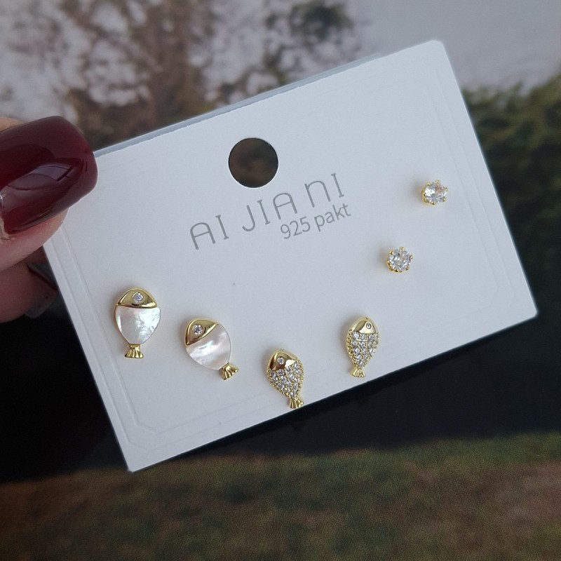 پک‌شش عددی ماهی صدفی و ماهی نگین دار