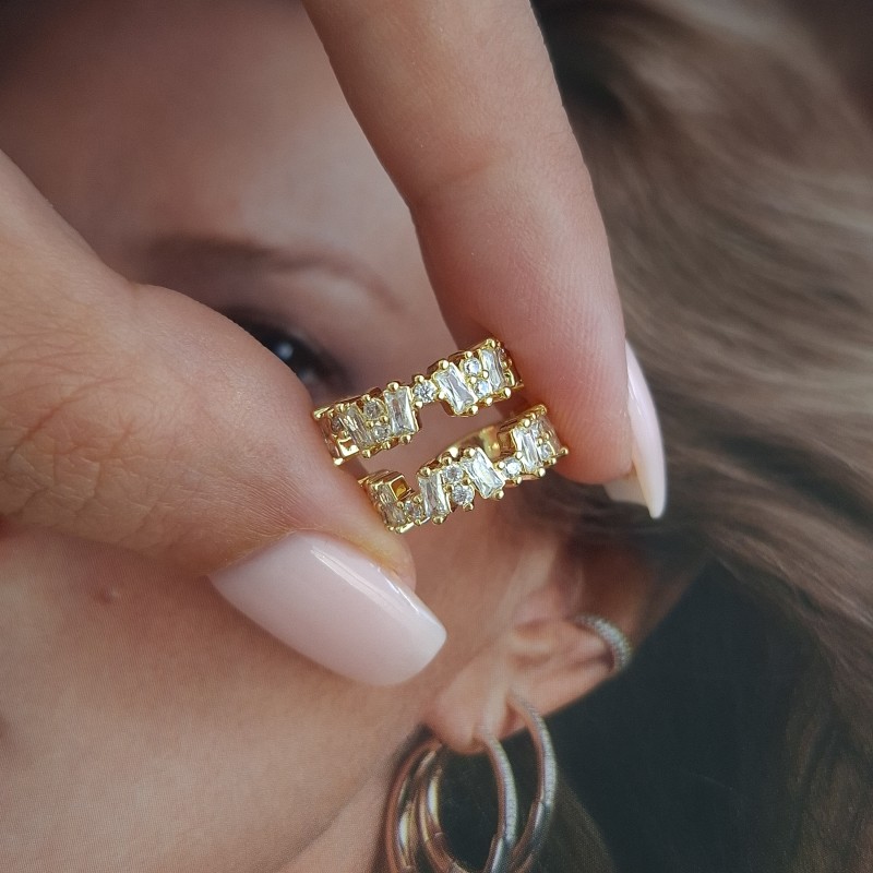 ایرکاف طلایی باگت و نگین