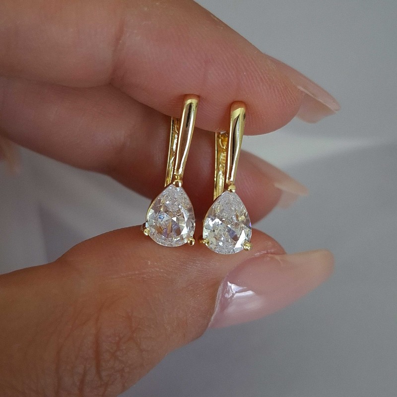 گوشواره اشک و خط طلایی *