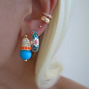 گوشواره گوی آبی