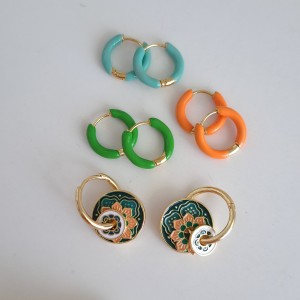 گوشواره میناکاری