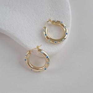 گوشواره حلقه ای چشم نظر